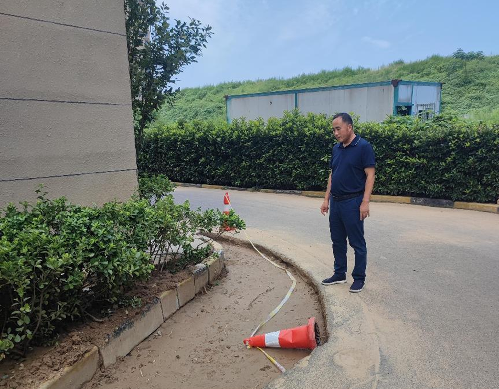 dcbox小金库官网党委委员、副总经理祁红军到柳林安置区检查督导消防整改和验收工作